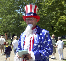 Jeff at this year's old fashioned Charlton Park 4th of July 